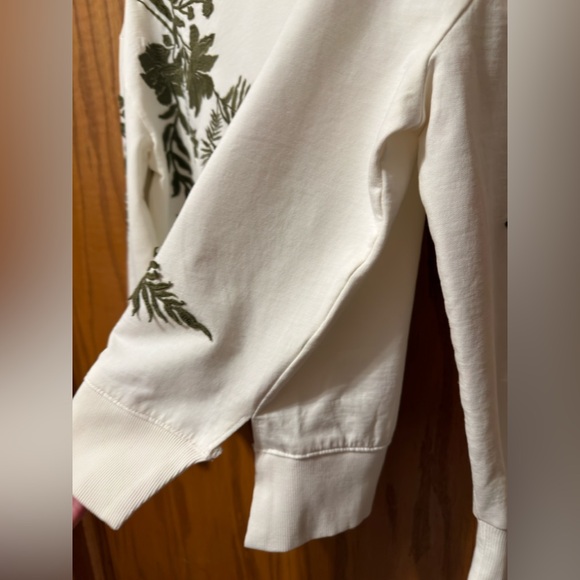 NWT by Anthropologie Fern & Flower Crew-Neck Sweatshirt Size Small - Picture 3 of 13